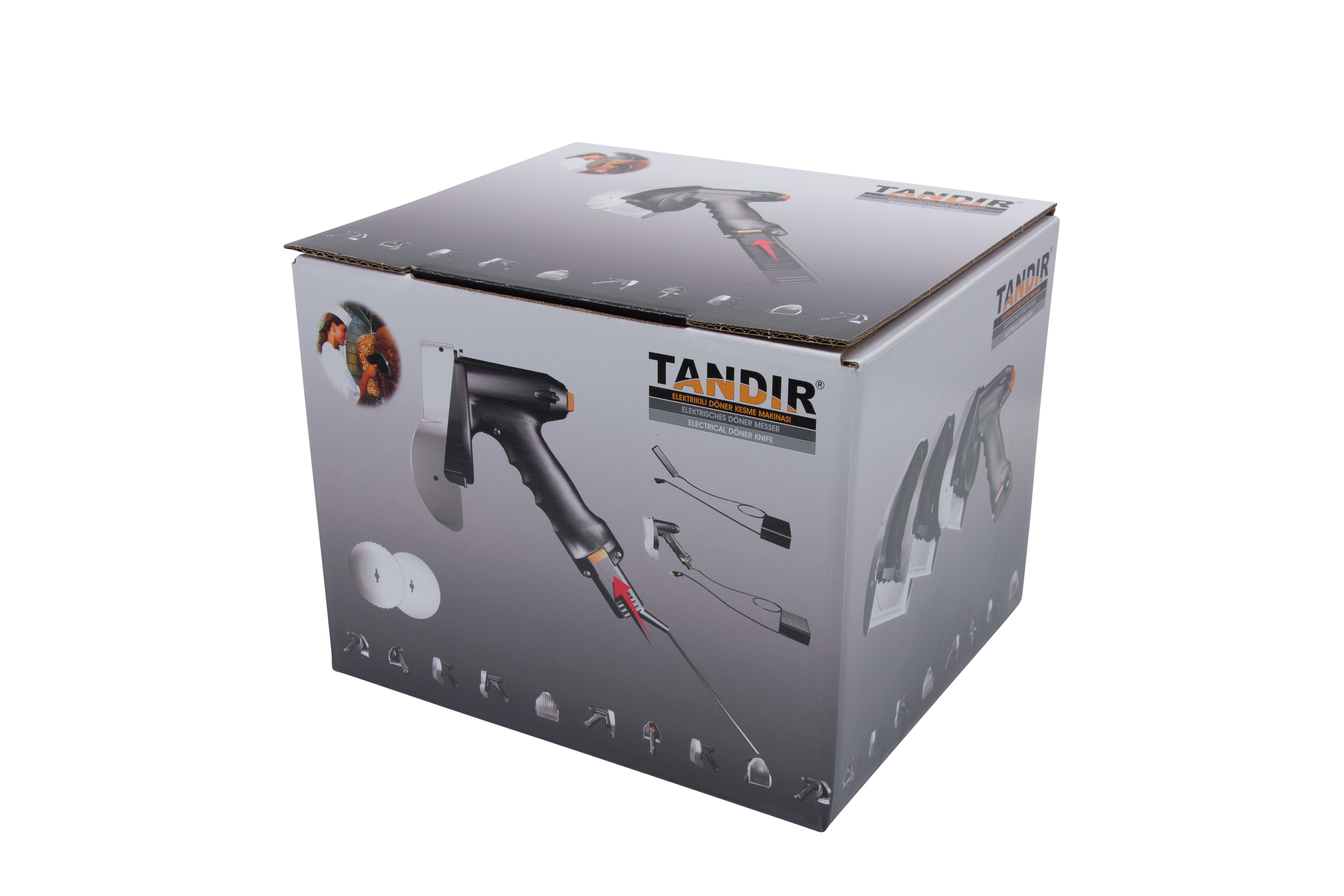 Tandir Elektrisches Dönermesser II 120 mit Kabel (Tischnetzteil)